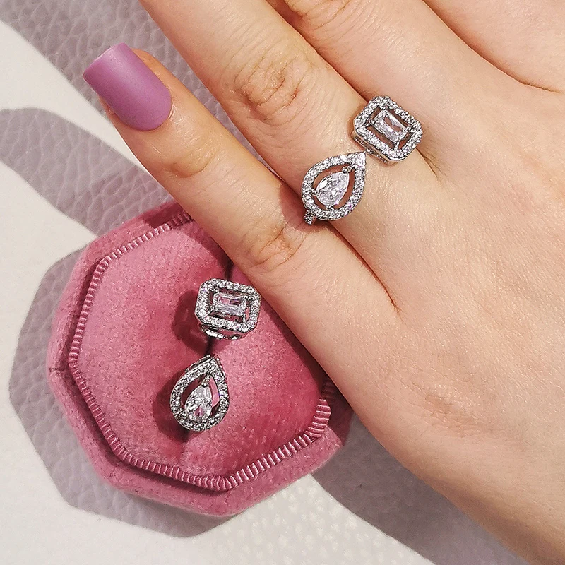 

2021 New Arrival Snake Star X 925 Sterling Silver Trendy Fashion Ring Finger For Women Girl Promise Valentine's