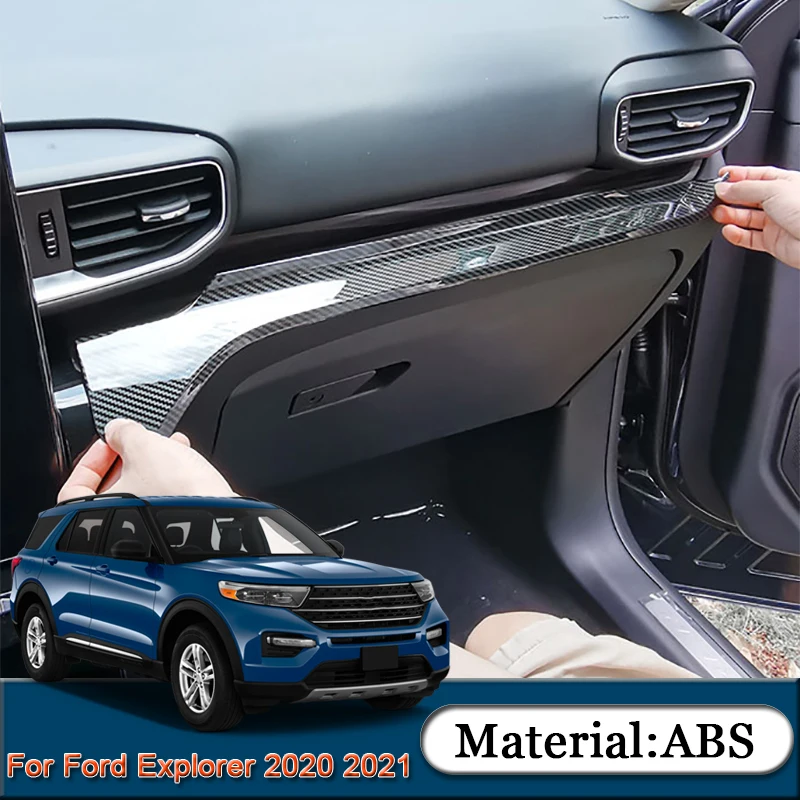 Для Ford Explorer 2020 2021 Стайлинг автомобиля центральное управление Декоративная
