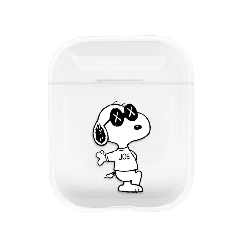 A206 Мультфильм Микки Минни пара чехол для Airpods беспроводные наушники прозрачный защитный чехол для Apple Air Pods 1 2 Наушники - Цвет: A206