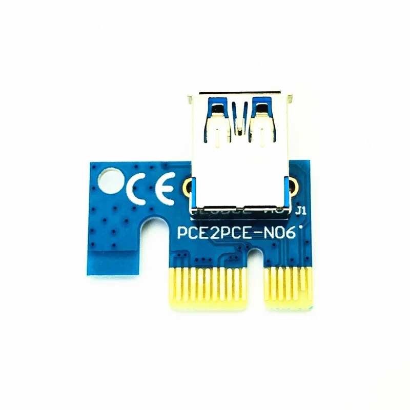 Горячий продавать USB 3 0 PCI E Удлинительный кабель Flex Ribbon 1X к 16X переходника карты