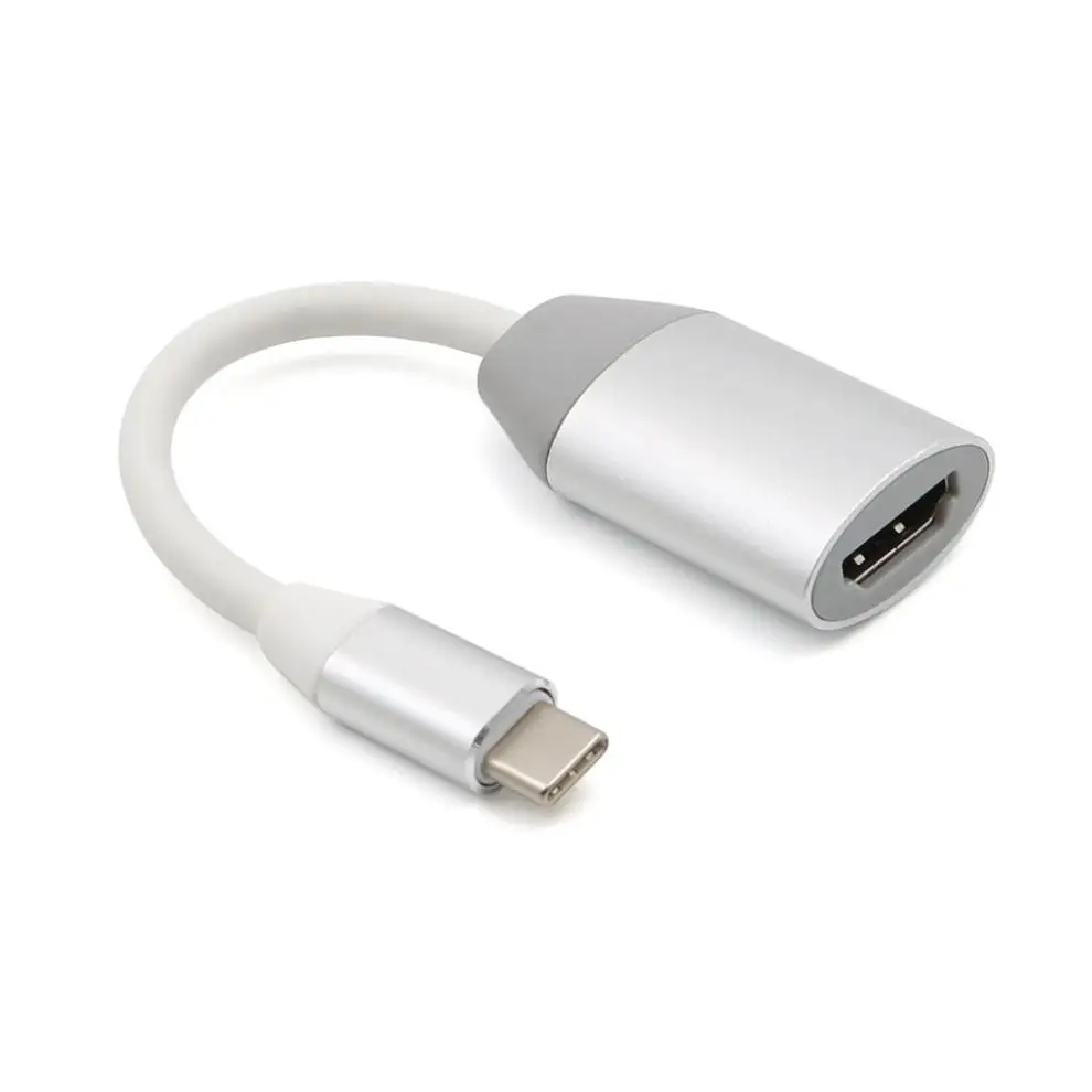 DigiYes золото/серебро USB 3 1 TypeC к HDMI адаптер кабель подходит для Macbook/Chromebook/игровой