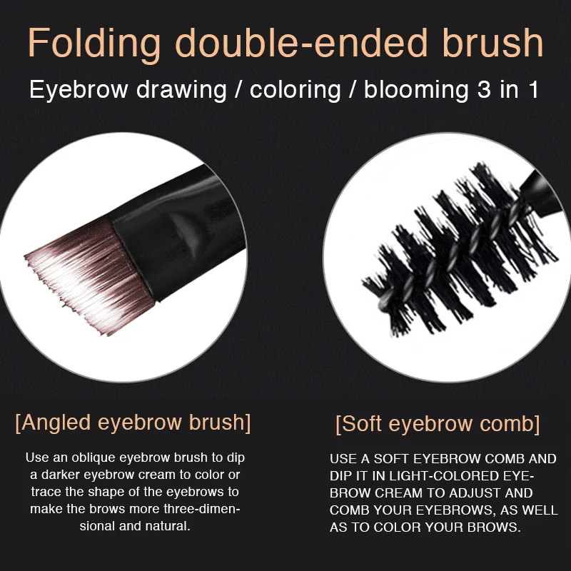 tattoo waterproof eye brow gel Waterproof Beauty Glazed Slim Long Lasting Eye Brow Tint Cosmetics Brown 2 Color Brows Make Up | Красота и