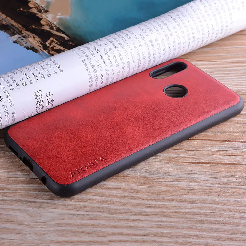 Чехол для huawei p20 lite роскошный винтажный кожаный чехол в деловом винтажном