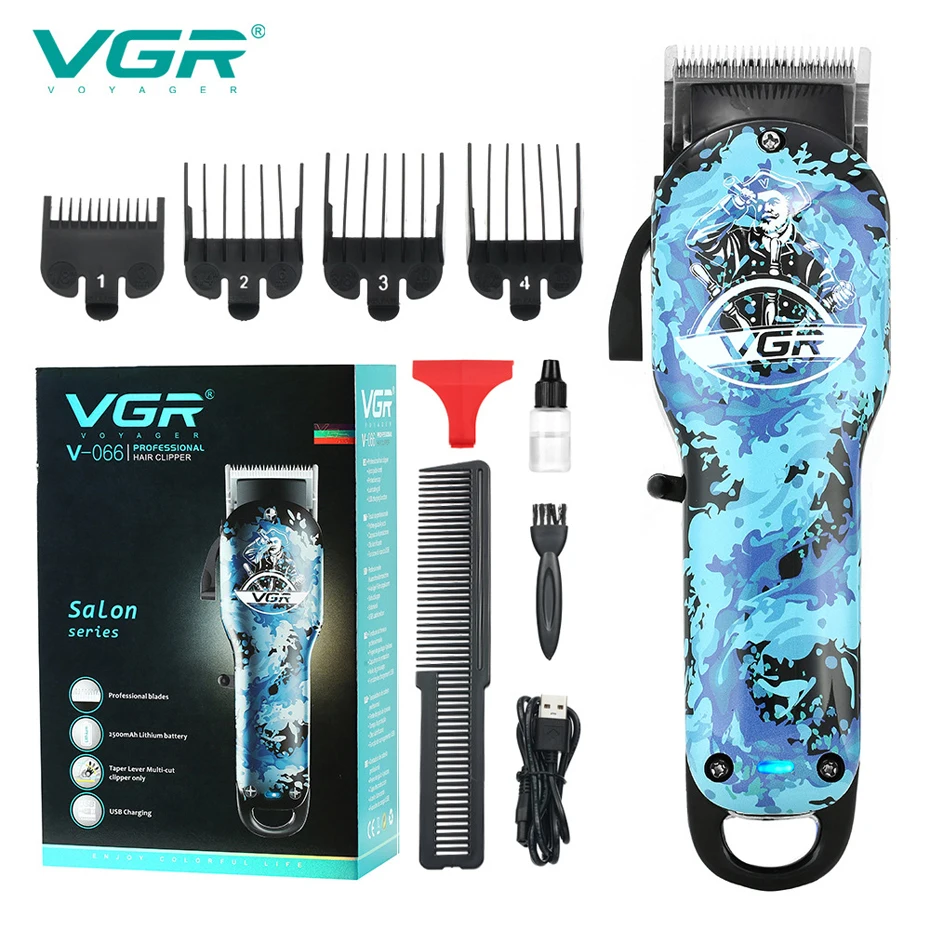 

VGR Electric Hair Clipper USB Professional Hair Trimmer For Men Barber Cutter Shave Machine Barber Hair Clippers Styling Tool