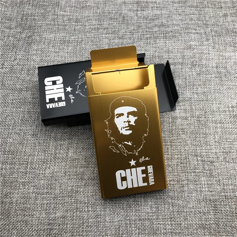 Чехол Che Guevara из алюминиевого сплава портативный чехол для сигарет с лазерной