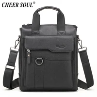 genuine leather men bag business briefcase casual messenger bag male shoulder crossbody bags office handbags tote travel bag