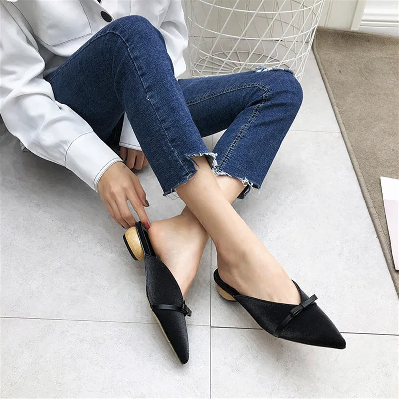 Wellwalk/брендовые шлепанцы женские коллекция 2019 года тапочки на деревянном каблуке