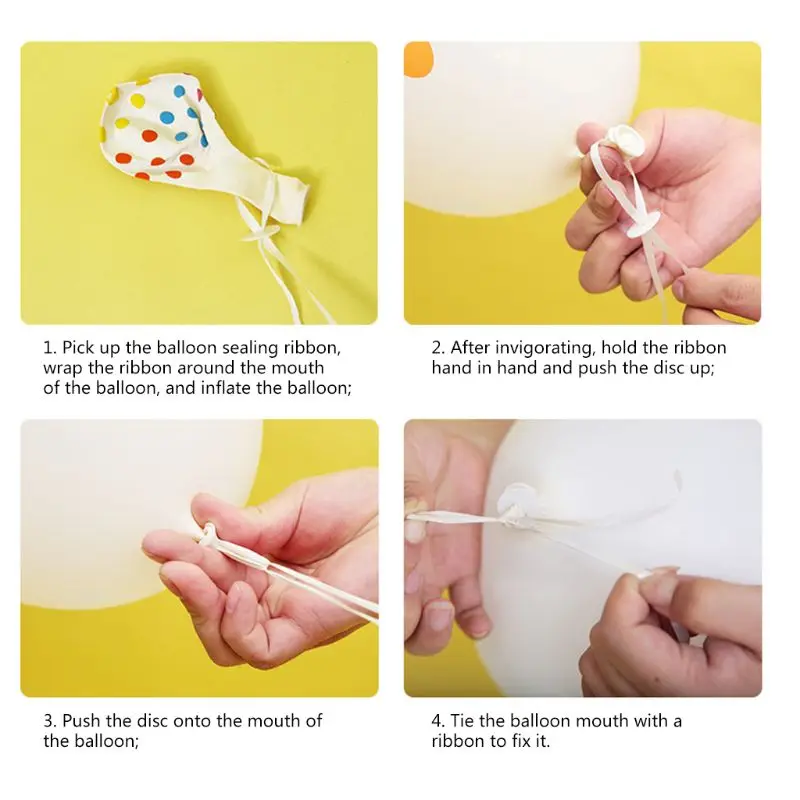 

Latex Balloons Knot Tool Balloon Clip The Balloon Ties Easily Birthday Party Decorations Kids Wedding Balls Tool Party T84E