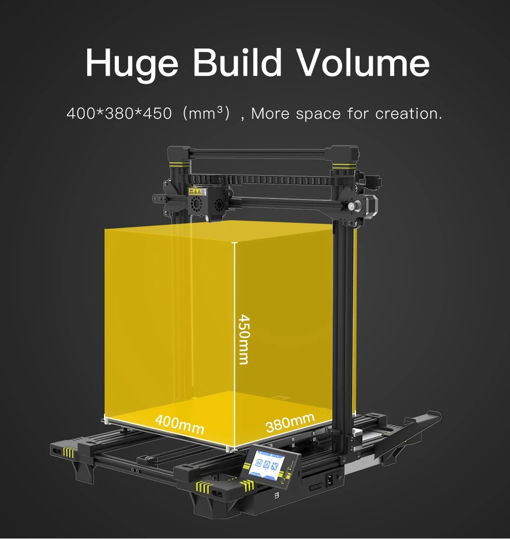 ANYCUBIC чугун 3d принтер авто уровень ultraase 3 д принтерогромный объем сборки модульный дизайн FDM impresora 3d drucker 3д принтер