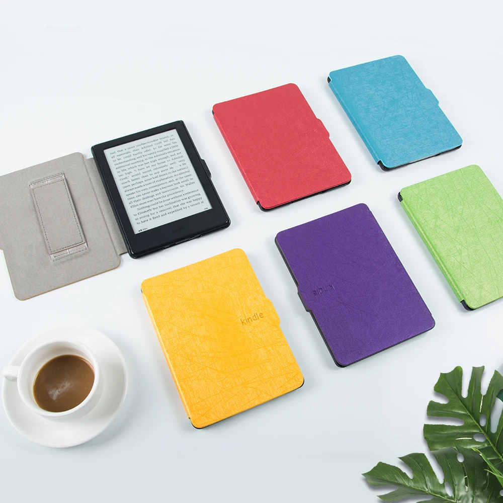 Чехол для kindle 8 E-reader pu кожаный чехол для amazon kindle 8th поколения sleepcover с ручным grap