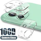 Для iPhone 12 Pro Max 12 Mini 3D полное покрытие 9H Закаленное стекло Защитная пленка для объектива камеры