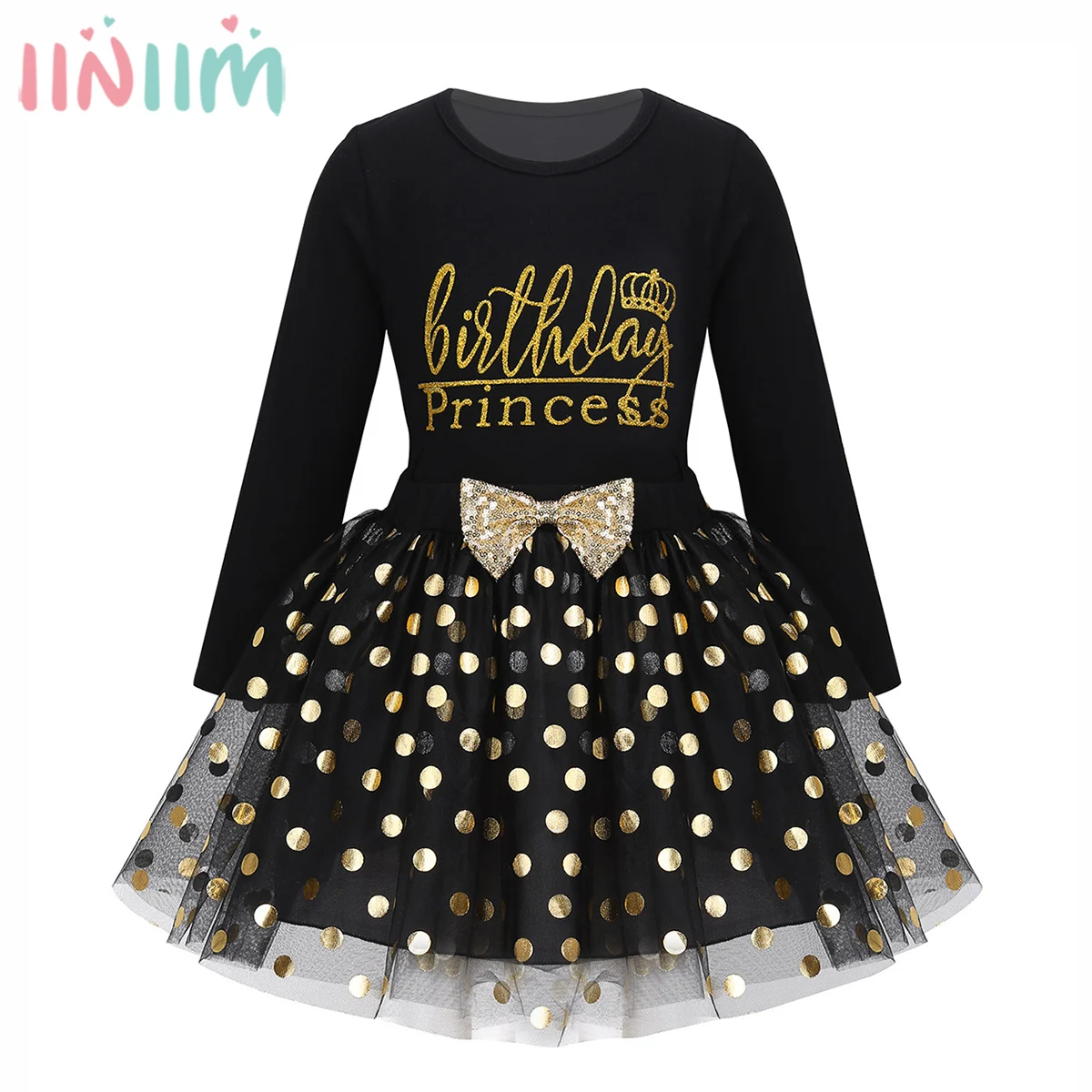 Iiniim/детский наряд принцессы на день рождения для девочек праздничная одежда