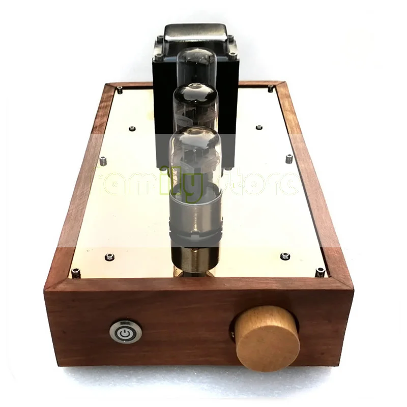 Ламповый предусилитель qingning 6N8P 6SN7 выпрямитель желчи 6Z5P коробка из цельного