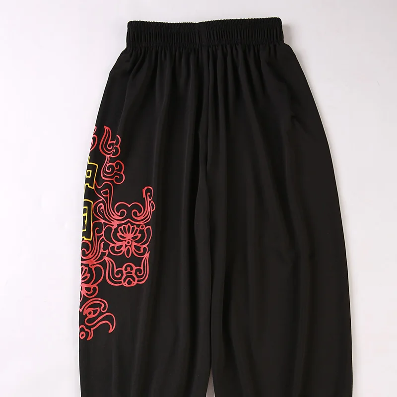 Детские штаны для занятий боевыми искусствами свободные в китайском стиле