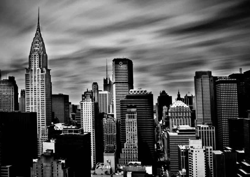 Шелковый плакат с художественным принтом Нью Йорка домашний Настенный декор 24x36