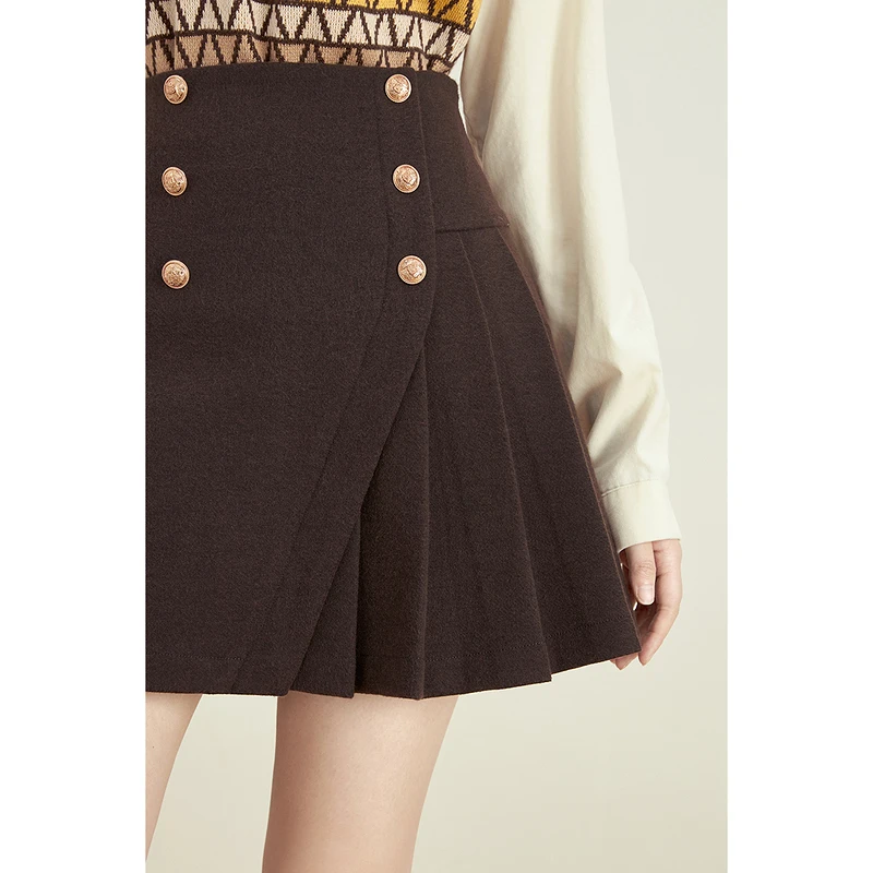 Женская юбка INMAN осенне-зимняя Милая Элегантная универсальная плиссированная