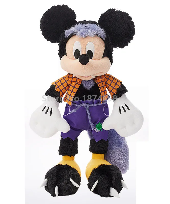 Halloween Mickey Микки Минни Хэллоуин Праздник плюшевые игрушки куклы милые мягкие животные 32 см детские игрушки куклы детские подарки - Цвет: Halloween Mickey