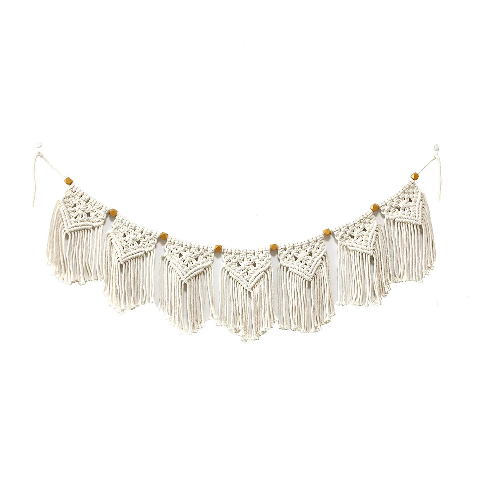 

Богемный подвесной гобелен, хлопковая веревка, плетеный настенный простой современный прикроватный орнамент ручной работы для спальни, го...