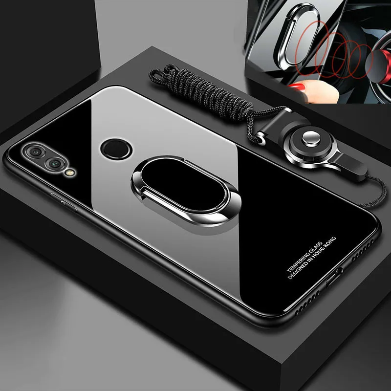 

Case For Huawei Y9 Prime P Smart 2019 Z Plus Case On Huawei P20 P30 Lite Pro Case Tempered Glass Hard Magnet Car Holder Case