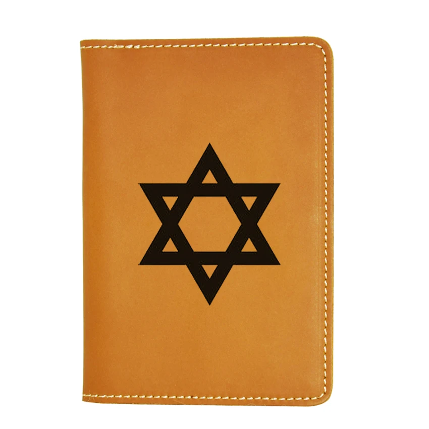 Обложка для паспорта из Израиля Соломон печать щиток Дэвида шестизвездочный