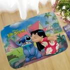 Disney Lilo  Stitch Коврик для двери, коврик для ванной комнаты, кухонные ковры, впитывающий пол для спальни, напольный коврик для двери, свадебные украшения для прохода