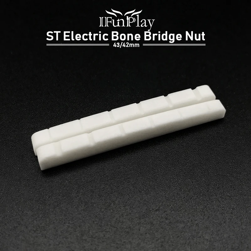 Гайка мостовая Bone для электрогитары 42 мм/43 мм гайка 6 струн ST TL аксессуары