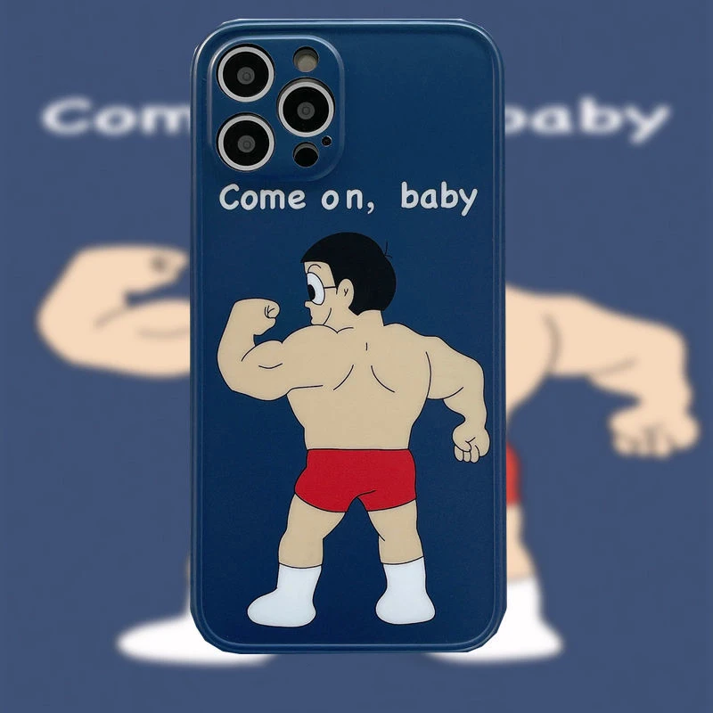 

Funny Cartoon Figure Nobi Phone Case for IPhone 12 11 Pro X XS Max XR 8 7 6 Plus 6S SE 2020 Blue Cases Red Underwear Soft Cover