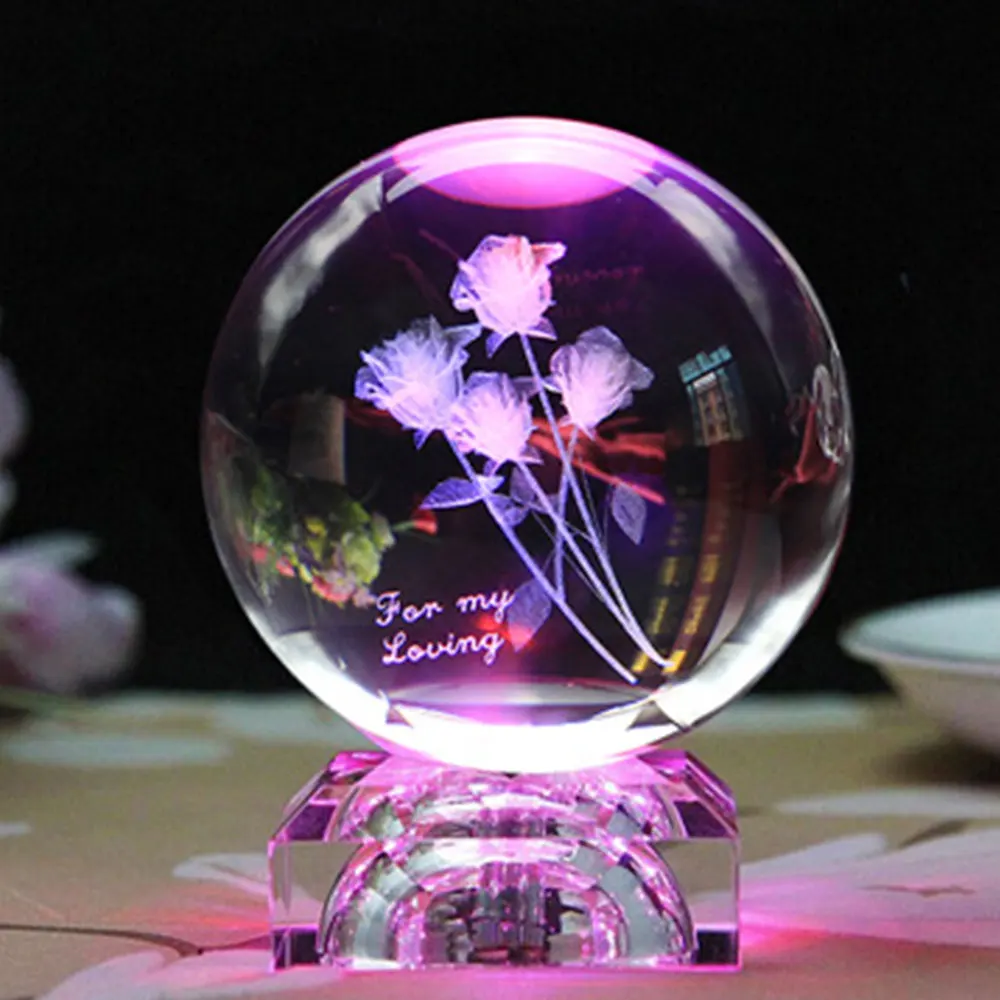 Лампа в виде медузы музыкальный Bluetooth светильник 3D Хрустальный цветок колесо