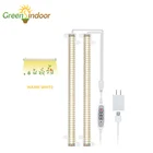 Светодиодная лампа полного спектра для выращивания растений, лампа для теплиц с USB, 5 В, для выращивания растений в помещении, для саженцев, с теплым белым светом