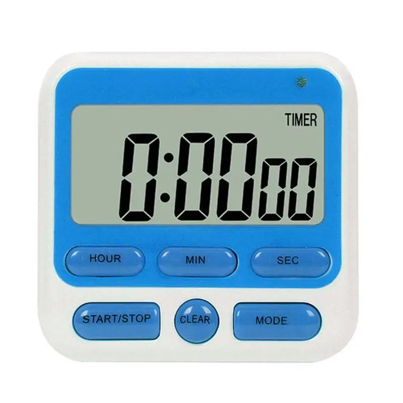 1 шт. цифровой кухонный таймер поддержка магнитная ЖК будильник обратного