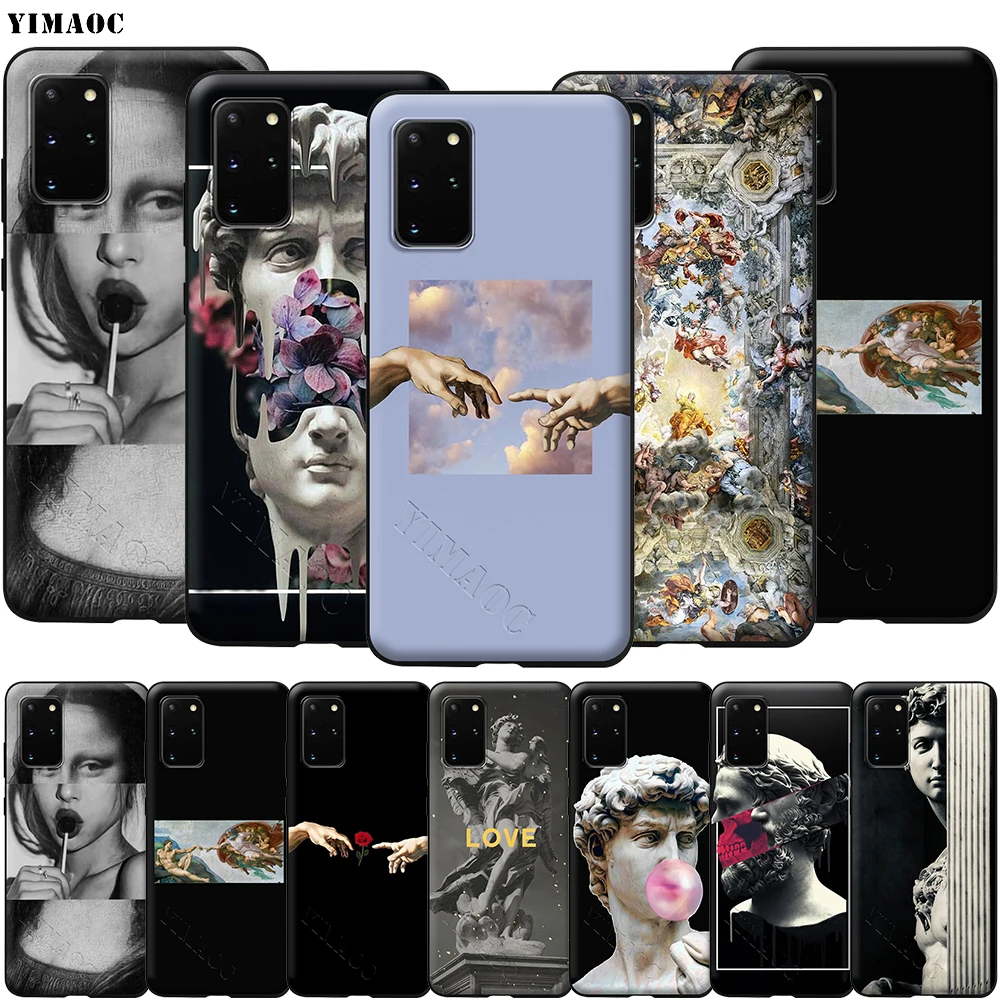 Чехол статуя микеланжело для Samsung A10s A20s A30s A40s A50s A70s Note 10 20 Plus A2 J4 J6 J7 J8 A21s M11 M21 M31s