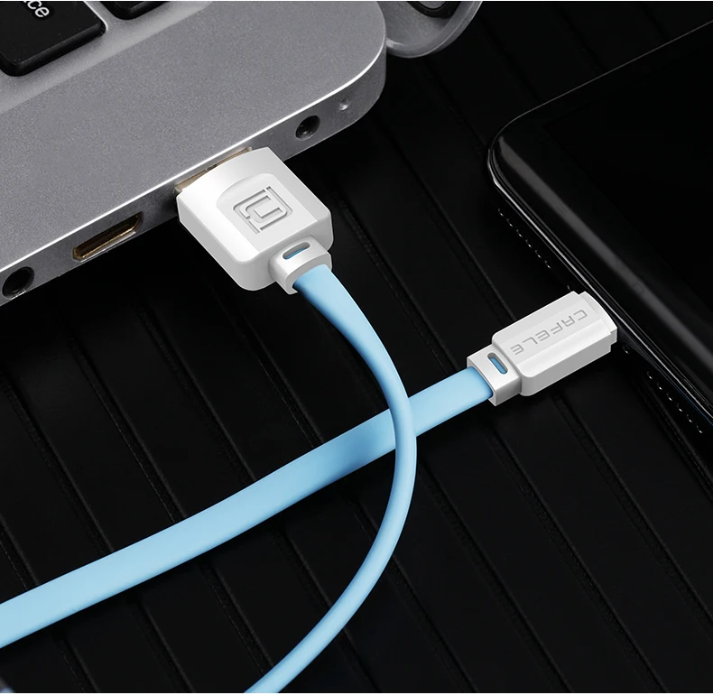 Cafele usb type-C кабель для Xiaomi 8 плоский кабель type-C для huawei P20 быстрая передача данных зарядное устройство type C для Xiaomi 8 SE