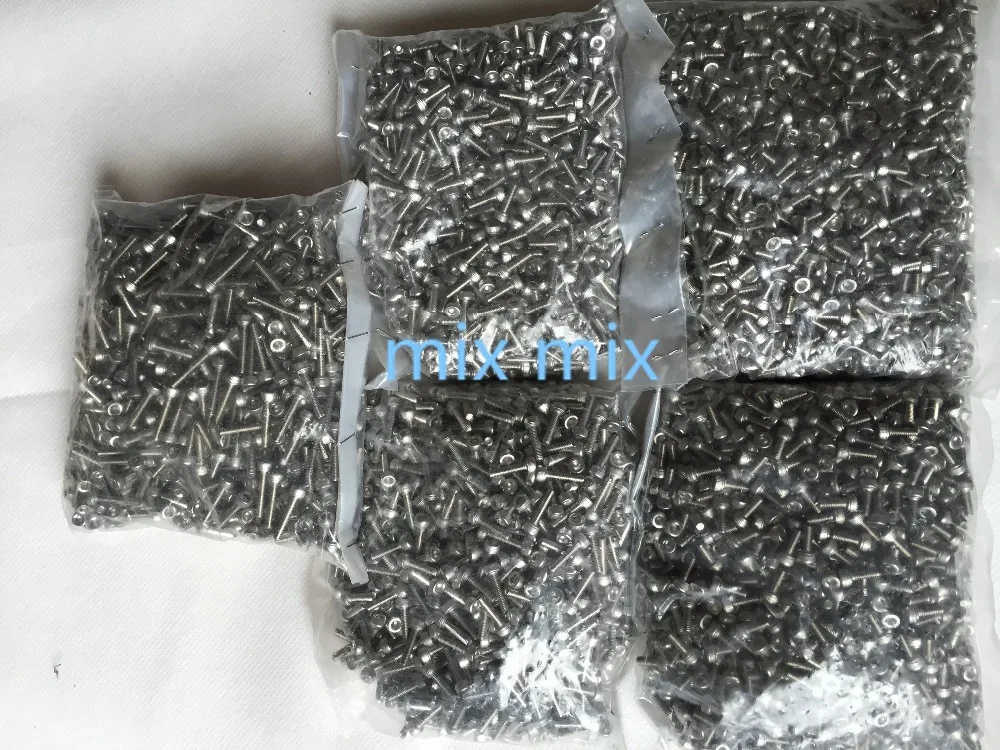 Набор болтов с шестигранной головкой Fixmee из нержавеющей стали метрическая