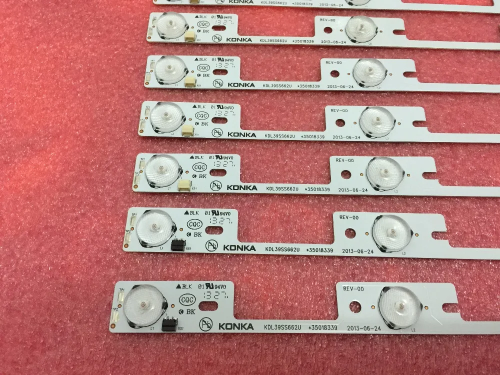 

LEDs*6V LED backlight bar for TV KDL39SS662U KDL40SS662U 327mm