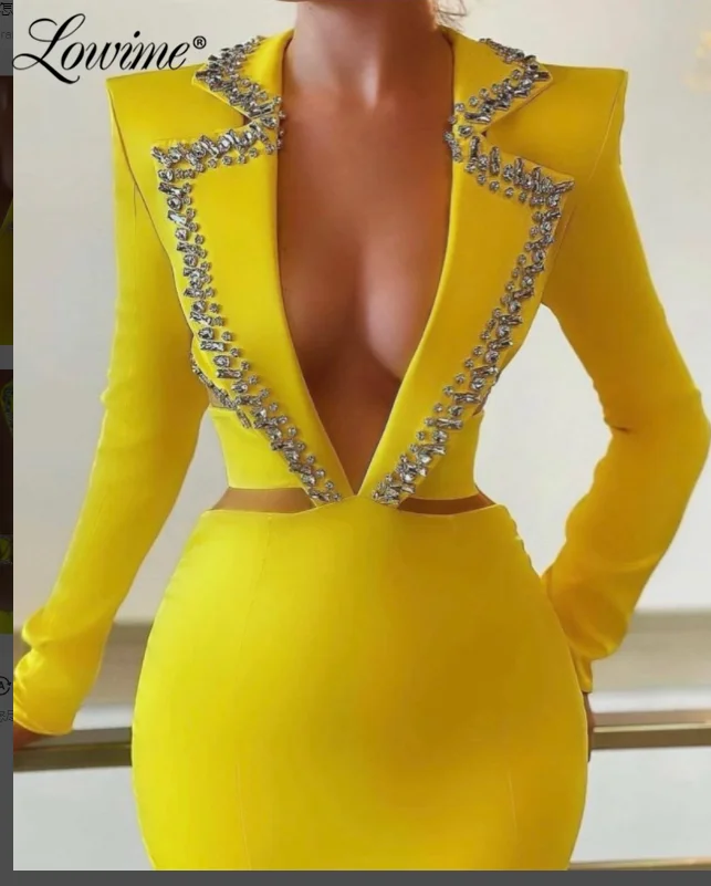 

Женское атласное платье с вырезом, длинное вечернее платье с юбкой годе, расшитое бисером, в стиле Звезд, для выпускного вечера, 2022