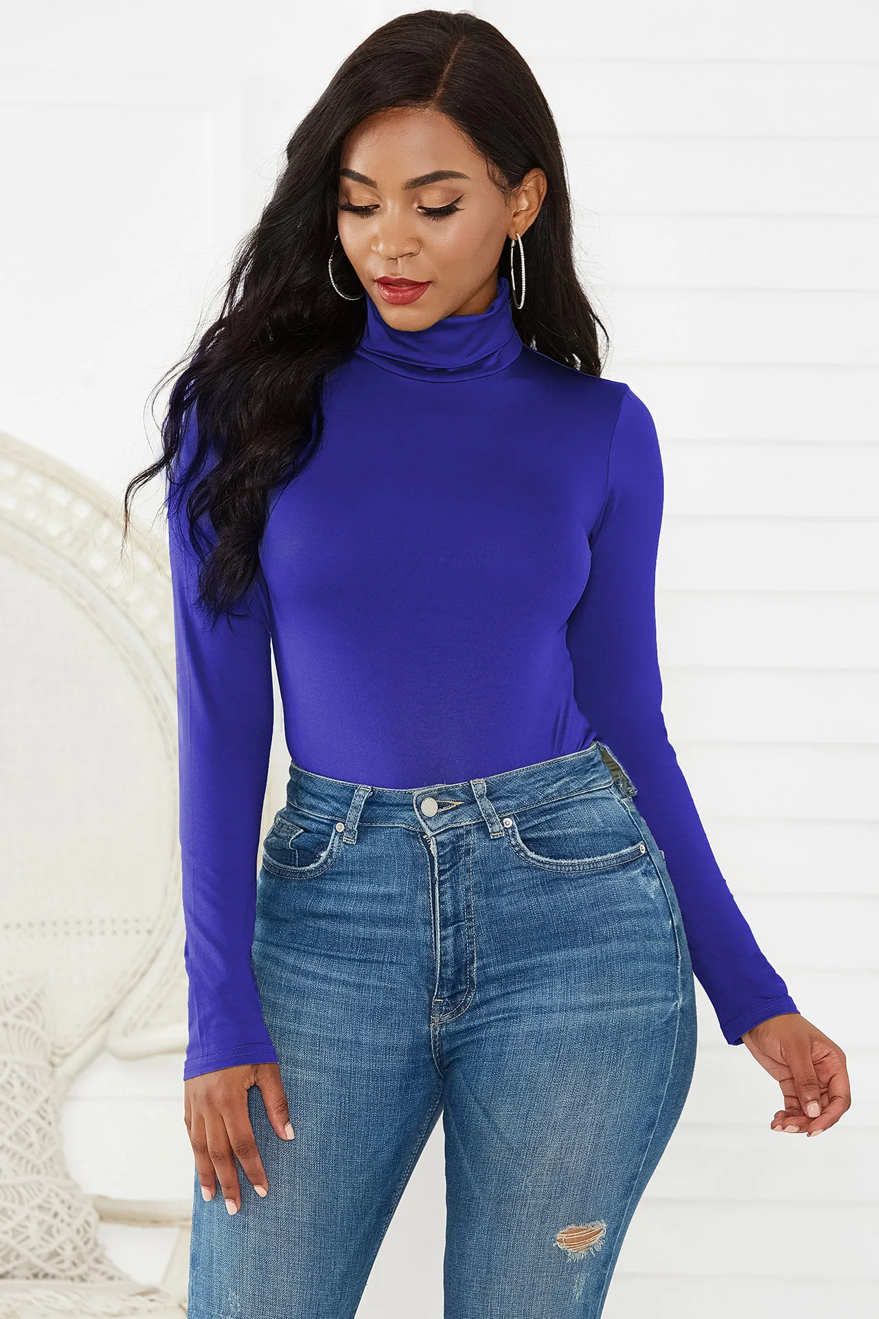 Mhysa Autumn Winter New Fashion Sexy women's sweater Bodysuits Women's Turtleneck Sweater body mujer Skinny jersey mujer