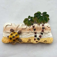 qiqipp cyprus creative tourism commemorative magnetic refrigerator magnets mediterranean style decorative crafts