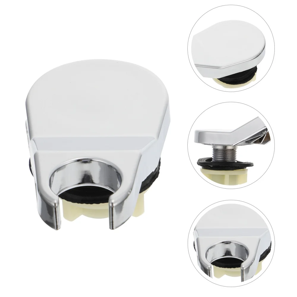 

1pc ABS Shower Nozzle Bracket Accessory Simple Spray Head Fixing Base Silver