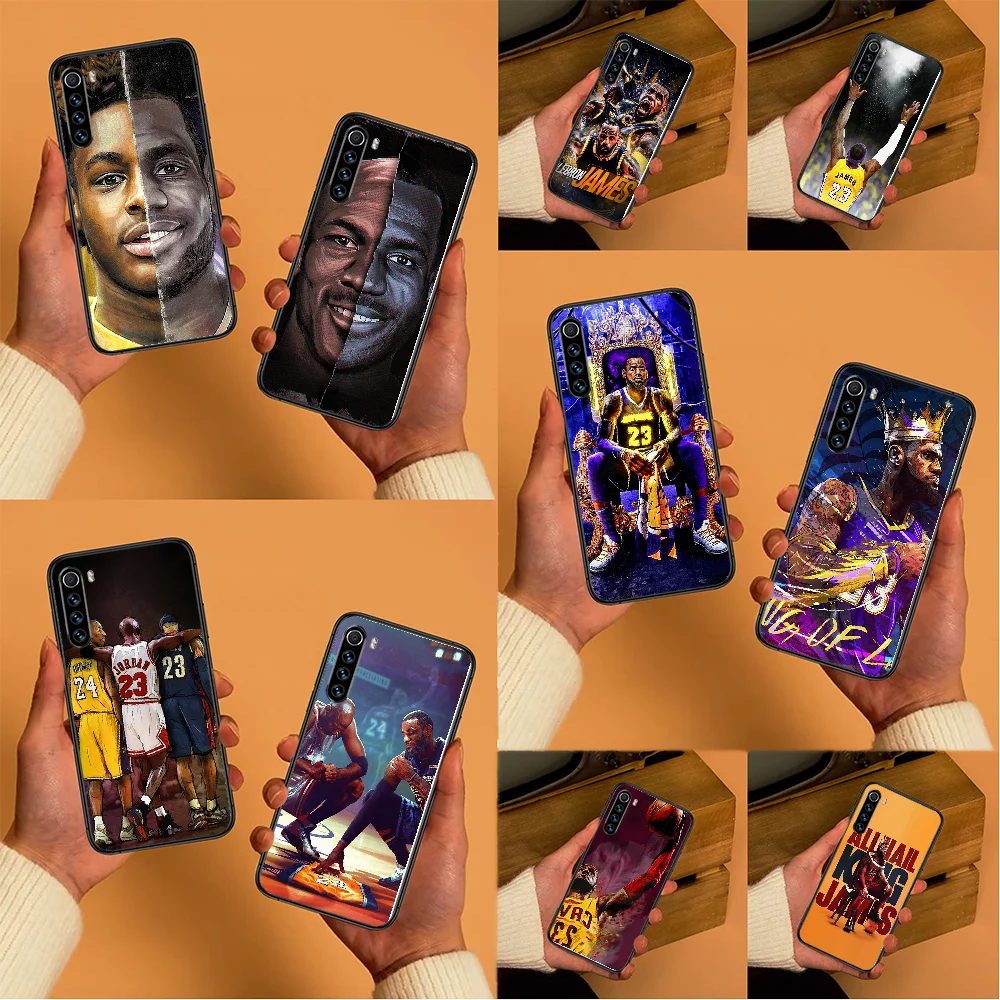 Чехол для телефона LeBron James 23 LBJ Xiaomi Redmi Note 7 7A 8 8T 9 9A 9S 10 K30 Pro Ультрачерный 3D арт прайм