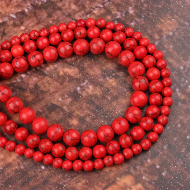 

Fashion Korean Pine Round Beads Loose Jewelry Stone 4/6/8/10 / 12mm Suitable For Making Jewelry DIY Bracelet Necklace
