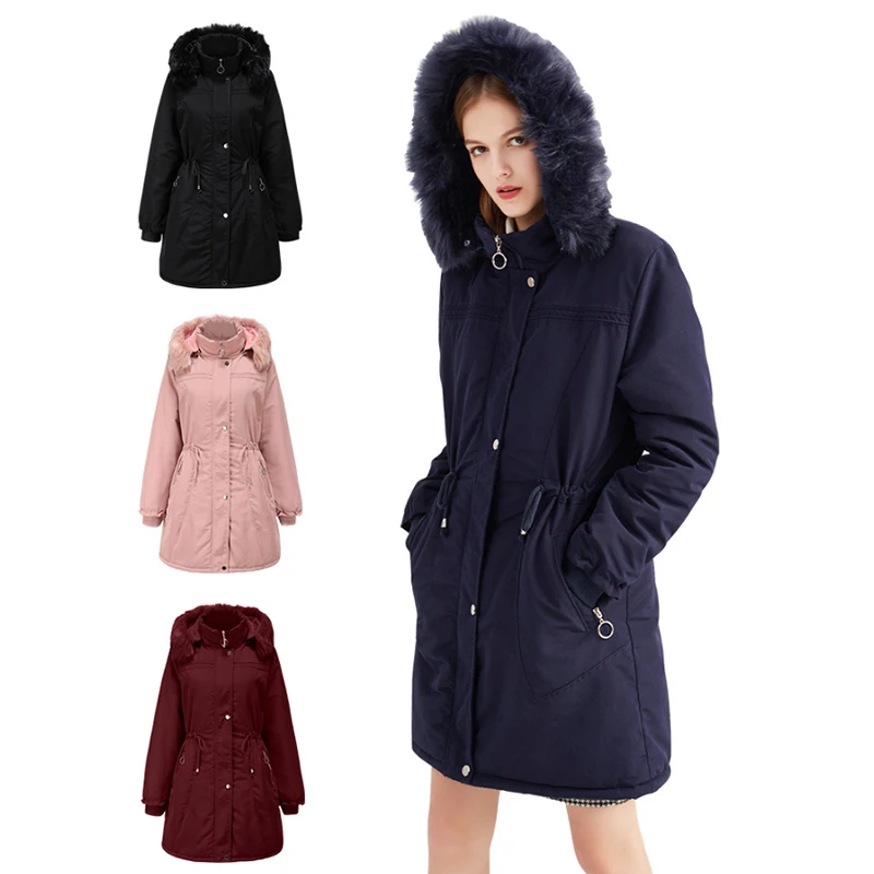 

Куртка женская зимняя на флисе, с хлопковой подкладкой