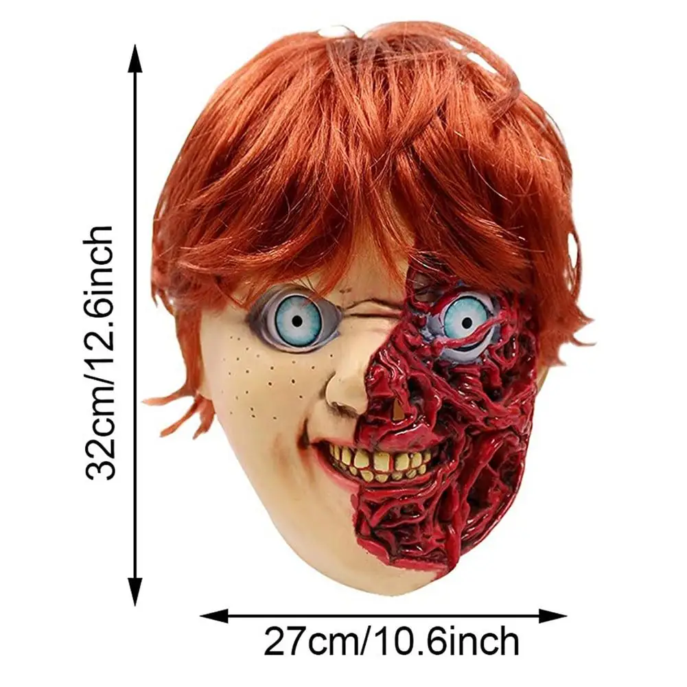 

Halloween Mediterranean Face Cover Cosplay Funny Dance Party Horror Headgear Performance Prop Halloween Horror Mask Toys