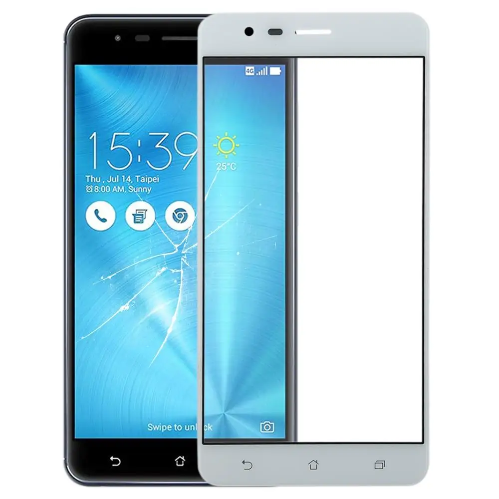 Для Asus Zenfone 3 Zoom ZE553KL / Z01HD сенсорный экран стекло дигитайзер передняя внешняя