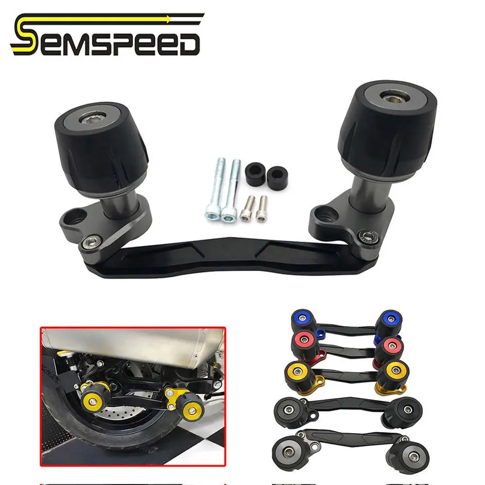 SEMSPEED выхлопная труба крушение ползунки для HONDA PCX125 PCX150 2016 2019 2020 SH300 SH 125 2018 анти