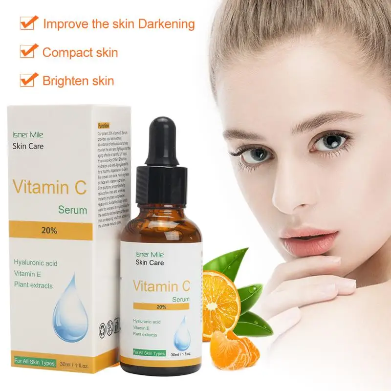

HOTSALE Nutritious Vitamin C Serum Facial Skin Face Anti Aging Skin Care Essence Liquid Deeply Moisturizes smooth fresh skin