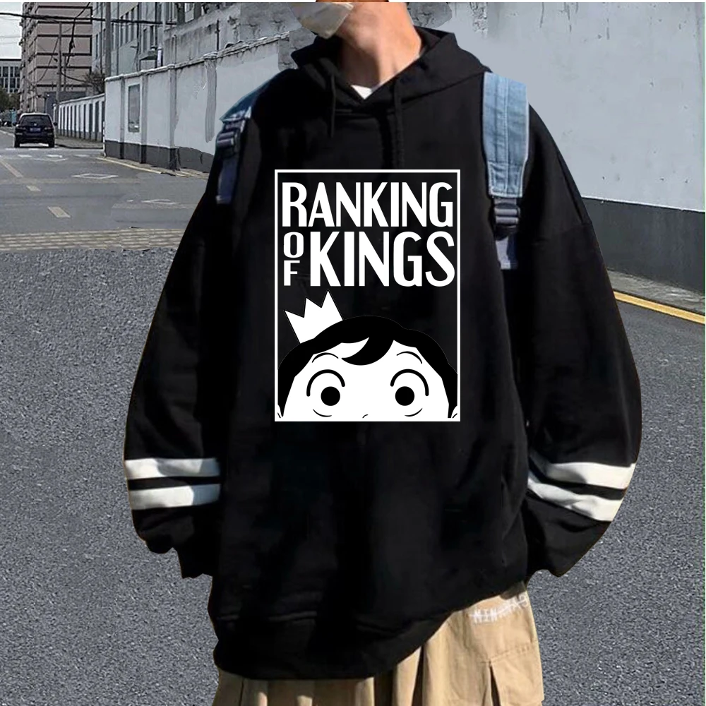 

2021, женские и мужские модные толстовки с капюшоном в стиле аниме «Рейтинг королей», пуловеры, толстовка в стиле «Осама», одежда унисекс