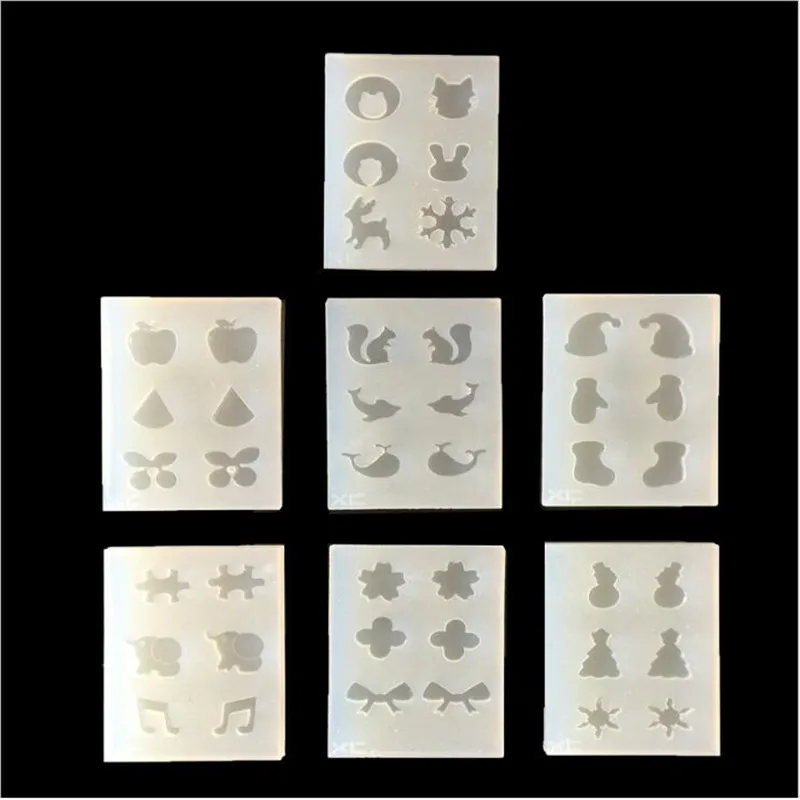 1 шт. новая зеркальная Мини Милая фигура Высокая Прозрачная силиконовая форма