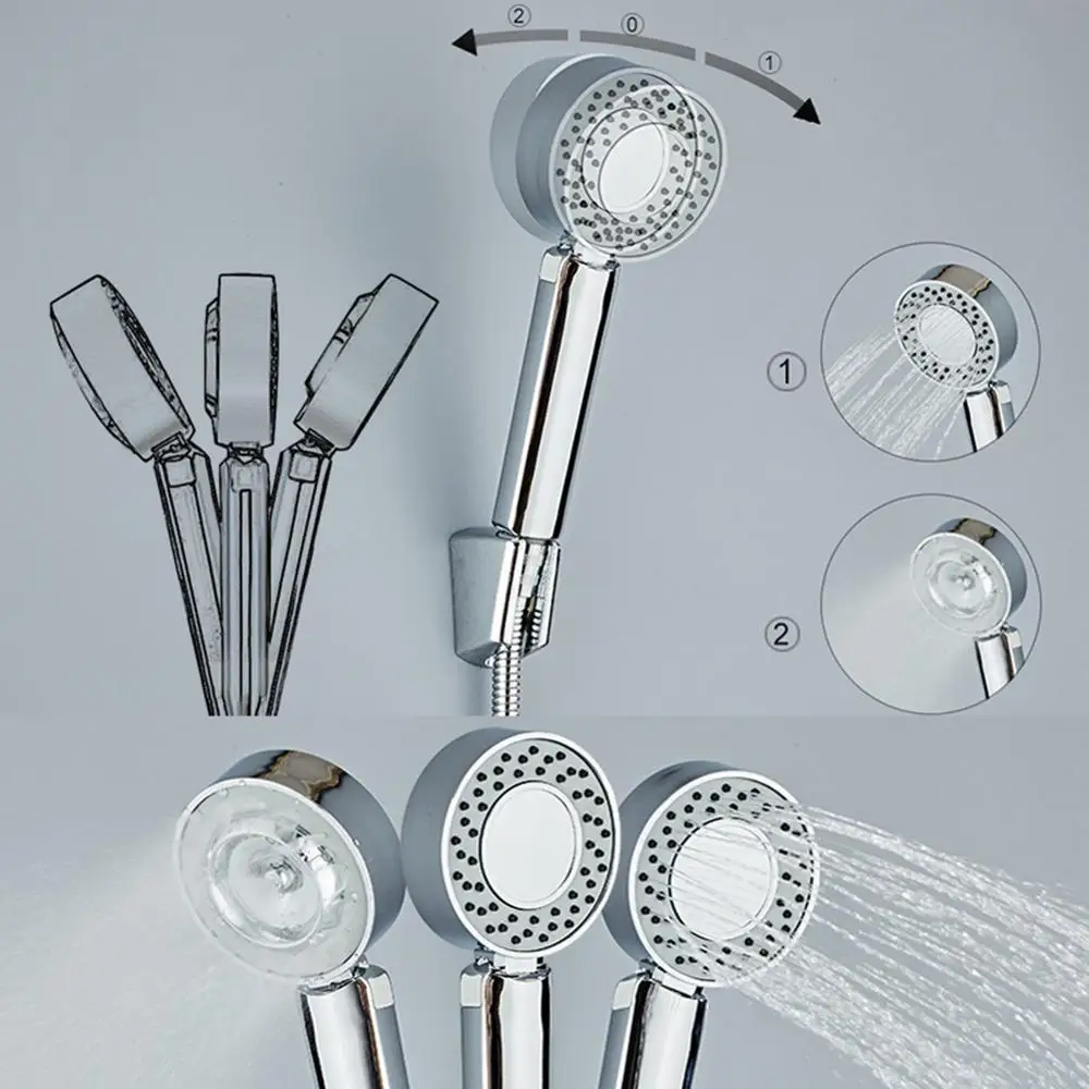 

Double-sided Shower Head Effluent Multi-function Adjustable ABS Flower Sprinkler Hand-held Shower head Home Accessories Tools