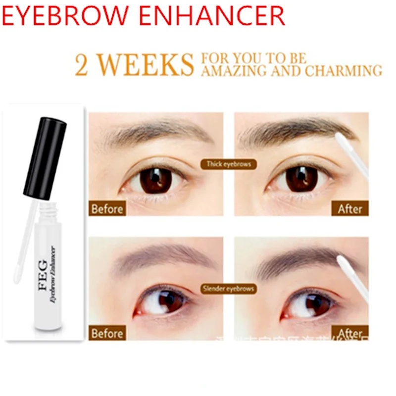 

Effective FEG Natural Eyebrow Enhancer Eyebrow Growth Essence Eyelash Growth Liquid Eyebrows Longer and Thicker Cosmetic Makeup