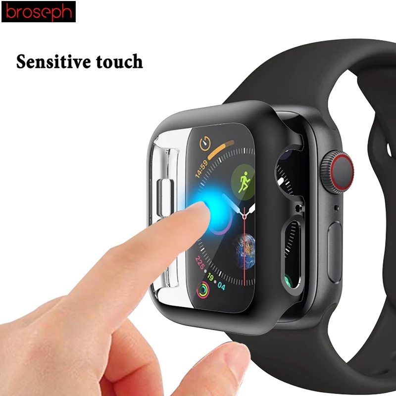 Чехол для экрана для Apple Watch Band Series 4 iWatch Band 44 мм 40 мм покрытие полное покрытие корпус бампер часы аксессуары